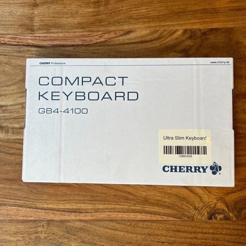 NWT Cherry Compact Ultra Slim G84-4100 Keyboard